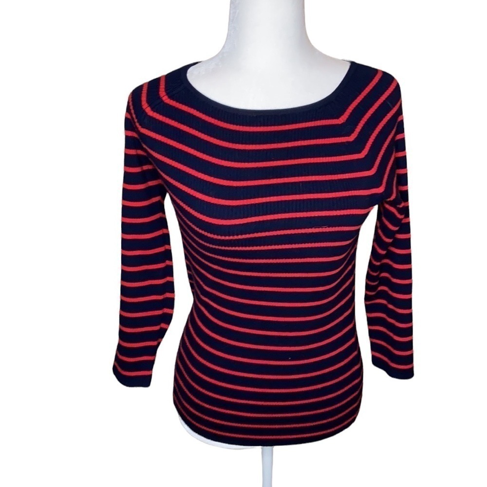 Lauren Ralph Lauren 3/4 sleeve striped Sweater
